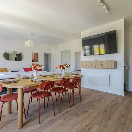 Apartmán Superbe 3 Pieces - 8 Couchages - Proche Tram & Commodites Štrasburk